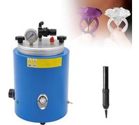 Máquina inyectora de cera de gran capacidad, equipo de fundición de cera redonda de 350 W, control digital de temperatura de 30.0-110.0 °C para fabricación de joyas y modelos dentales
