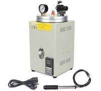 Máquina inyectora de cera para joyas, bomba de vacío con manómetro, temperatura ajustable de 0 a 100 °C, equipo de fundición y fusión de cera, fiable y eficiente