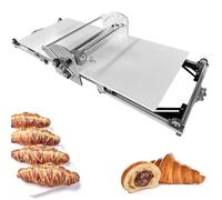 Máquina laminadora de masa comercial, laminadora de croissant, laminadora plegable para masa de pizza casera