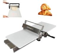 Máquina laminadora de masa manual, laminador de masa plegable, grosor ajustable, equipo profesional de panadería para cruasanes, pasteles