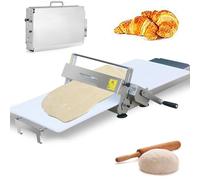 Máquina laminadora de masa manual, rodillo de repostería plegable para croissant, danés, panadería, masa de pizza