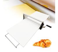 Máquina laminadora de masa plegable, laminadora de masa manual y máquina de hojaldre, equipo de panadería comercial plegable con espesor ajustable,RS101