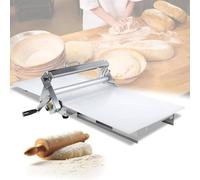 Máquina Laminadora De Masa Plegable Manual, Plegable Aplanadora De Masa, De Acero Inoxidable, Con 55 Ajustes De Grosor, Para Elaborar Masa De Hojaldre Y Croissant, Comercial Y Doméstico 30×60cm