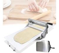 Máquina laminadora de masa, rodillo de manivela de acero inoxidable para hornear pizza y cruasanes, funcionamiento manual para un uso fácil