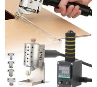 Máquina laminadora de pegamento termofusible manual de 150 W, encoladora portátil de bolsas de cuero con pantalla digital y control de temperatura.(50ml)