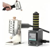 Máquina laminadora de pegamento termofusible, temperatura ajustable de 150 W, 50-300 ℃, dispensador de pegamento para tela, embalaje, unión de artículos de cuero con rodillo (3 mm/0.118 pulgadas)