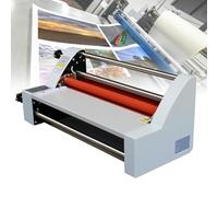 Máquina laminadora, laminadora comercial de rodillos en caliente y frío, térmica de doble cara para papel, cartón, chapa de madera, lámina de PVC, ideal para necesidades de oficina y present