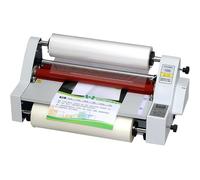 Máquina laminadora, laminadora de rodillos para laminación térmica, de una o dos caras, ideal para escuelas, oficinas y uso comercial.