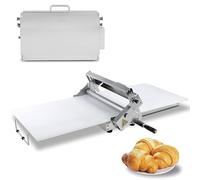 Máquina laminadora manual de acero inoxidable con grosor ajustable para hornear en casa