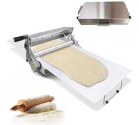 Máquina laminadora masa plegable, tablas 30 cm/39 cm, rodillo manual masa con grosor ajustable, tablas laminadoras para pizza, croissants, pasteles y fondant, diseño sobremesa.,RS201