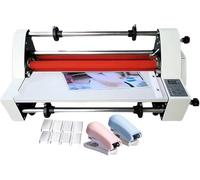 Máquina Laminadora, Plastificadora, Laminadora de película en Caliente de una y Dos Caras, 0-180 °C, Pantalla Digital