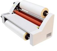 Máquina Laminadora, Plastificadora, Laminadora de Rollos en frío y Caliente, laminadora de Rollos de 13,7", máquina laminadora térmica de una y Dos Caras