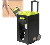 Máquina lanzadora automática de pelotas de tenis con taladros preprogramados y personalizados para entrenamiento en solitario y principiantes