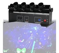 Máquina lanzadora de confeti - Cañón de confeti eléctrico de 4 cabezales con DMX512 y control remoto para bodas, espectáculos de discoteca, clubes y fiestas en el escenario