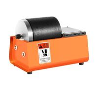 Máquina lapidaria rotatoria de tambor único for pulir piedras, oro, plata y jade.