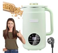 Maquina Leche Vegetal, Máquina de Leche de Nueces 8 en 1 con Autolimpieza y Función de Mantenimiento en Caliente, Temporizador, 1200 ml para Leche de Soja, Avena, Almendra (Verde)