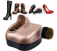 Máquina limpiadora automática de zapatos, pulidora eléctrica con puerta de inducción, artefacto de limpieza multifunción para hoteles y centros de ventas