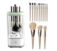 Máquina limpiadora de brochas de maquillaje eléctrica, ultra rápida, tipo C, lavadora automática de ahorro de energía, herramienta de limpieza profunda, limpieza y secado rápido, para todos los
