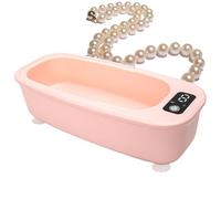 Máquina limpiadora de joyas ultrasónicas,Máquina más limpia ultrasónica - Potente limpiador ultrasónico de anteojos | Pequeño limpiador ultrasónico digital, limpiador de joyas eléctrico para gafas