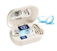 Máquina Limpiadora de Lentes de Contacto, Equipo de Limpieza Ultrasónica Eléctrico Pequeño, Estuche para Lentes de Contacto, para Gimnasio, Oficina, Exterior, Hotel, Deportes y Cuidado