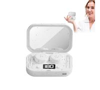 Máquina limpiadora de lentes de contacto, estuche de limpieza suave de lentes de contacto con luz nocturna, kit de limpieza automática de lentes de contacto para viajar