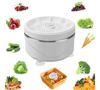 Máquina limpiadora portátil de frutas y verduras, purificador de iones de titanio para carne, mariscos, arroz, dispositivo inalámbrico de lavado de alimentos con carga magnética, lavadora compacta de