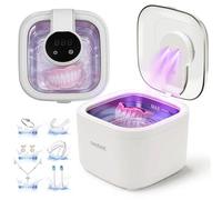 Máquina limpiadora ultrasónica de retenedores, cápsula de limpieza dental de 45 kHz para prótesis, protector bucal, protector nocturno, alineador, aparatos ortopédicos, cepillo de dientes, limpiador