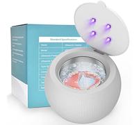 Máquina limpiadora ultrasónica UV para dentaduras postizas, alineadores, retenedores, cubetas blanqueadoras, protectores bucales, Máquina limpiadora ultrasónica para todos los aparatos dentales
