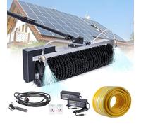 Máquina Limpieza Lavado Paneles fotovoltaicos con Varilla telescópica,Equipo Limpieza Paneles solares,Robot Limpiador Solar,Kit pértiga eléctrica con alimentación Agua,7.5m(24.6ft)