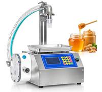máquina Llenadora Automática de Líquidos para Miel, Salsas y Pastas 7L/Min | Pesaje Inteligente, Tara Automática, Llenado Temporizado, Configuración Guardada, Velocidad Ajustable