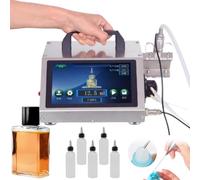 Máquina llenadora automática portátil de líquidos, equipo compacto para llenado de botellas de 1 a 30 ml con lápiz de llenado manual y control digital para pequeñas empresas de cosmética 1.5MM