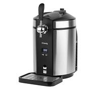 Máquina llenadora de cerveza H.Koenig BW1880, compatible con barriles universales presurizados/no presurizados de 5L, acero inoxidable, profesional, refrigeración integrada de 2 a 12 °C, pantalla LED