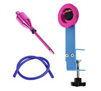 Máquina llenadora de globos - Engranaje cargador inflador, gris, esparcidor de aire manual, base sólida | Estación navideña, de embalaje de peluches de flores para unidad de objetos a