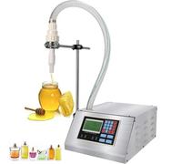 Máquina llenadora de líquidos, llenadora automática de botellas de 17 l/min con 6 boquillas, control digital eléctrico, llenadora de líquidos para aceite vegetal, yogur, detergente, champú, miel y p