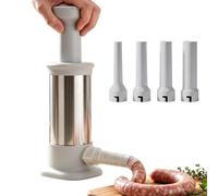 Máquina llenadora de salchichas, máquina de llenado vertical manual de | Relleno de salchichas para cocina comercial, restaurante, catering, apartamento, desayuno, preparación de comidas, barbacoa