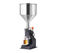 Máquina Llenadora Manual De Pasta Líquida, Acero Inoxidable, Ajustable, Con Tolva For Agua, Jugo, Aceite, Miel Control Preciso