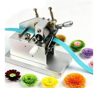 Máquina Manual de Corte de Flecos Para Quilling, Ancho Ajustable (0,3-4mm) y Fabricante de Borlas de Papel, Herramienta de Manualidades de Flores de Papel 3D Hechas a Mano 0.3-2.5mm