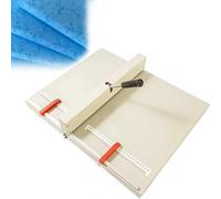 Máquina manual de enhebradora de papel, 460 mm de ancho, hendidura de 0,8 mm, herramienta de puntuación para tarjetas, folletos, tarjetas de felicitación, plegable de precisión
