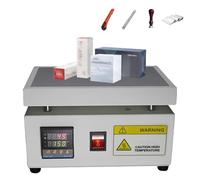 Máquina manual de envoltura de celofán de alta on control de temperatura PID, selladora térmica de 0 a 300 ℃ para uso de escritorio, envolvedora retráctil ideal para embalaje (12 x 20 cm