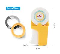 Máquina manual de etiquetas en relieve 3D con 2 rollos de cinta de etiquetas, etiquetadora de mano de 9 mm x 300 cm para organizar manualidades, hogar, cocina, escuela, oficina