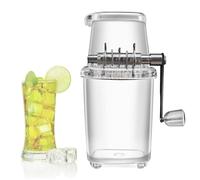 Máquina manual de hielo afeitado | Trituradora de hielo de manivela | Cono | Máquina de acero inoxidable para trituración rápida, picadora manual
