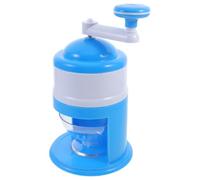 Máquina Manual de Hielo Picado Portátil de Pp para Granizados | Azul, Uso Doméstico Adultos, Fácil de Operar, para Conos y Granizados Caseros