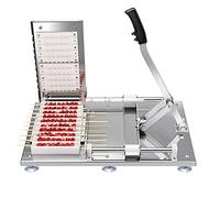 MÁQuina Manual de Kebab de Carne, Máquina de Kebab de Carne de 10 Cuerdas, para Pinchos de Carne, Rápidas y Fáciles de Preparar Brochetas de Carne