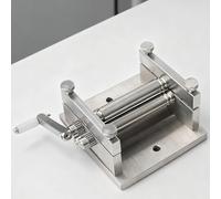 Máquina Manual de Laminado Deslizante, dobladora de Chapa metálica de precisión con Rodillos Ajustables para espesores de 0,3 a 0,5 mm, Herramienta para la fabricación de Joyas DIY