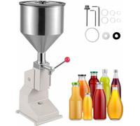 Máquina Manual de llenado de líquidos, llenadora de Botellas de Acero Inoxidable para Agua, Aceite, Brillo Labial, loción, Miel, Crema, Capacidad de 5 a 50 ml, fácil de Usar.