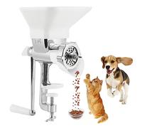 Máquina manual de pellets de alimentación para mascotas, granulador de alimentos para animales con múltiples opciones de molde, extrusora de alimentación para pájaros para el hogar pequeño