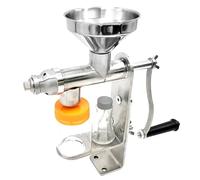 Máquina manual de prensa de aceite de acero inoxidable para extracción casera de nueces, semillas y aceites esenciales