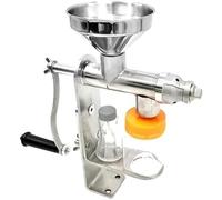 Máquina manual de prensa de aceite de acero inoxidable para extraer aceites de nueces, semillas y aceitunas en casa