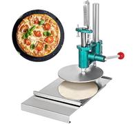 Máquina manual de prensa de pizza de acero inoxidable comercial para pizza, tortilla, dosa, 15 cm, herramienta de cocina para hacer pasteles y pastas
