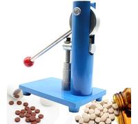 Máquina manual de prensa de tabletas de un solo punzón para polvo, estampado de píldoras y herramienta de tableta, eficiente y duradera para bricolaje y producción de lotes pequeños